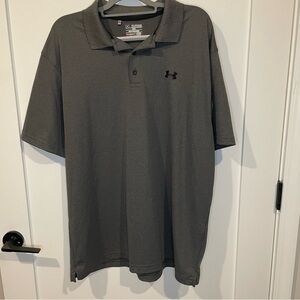 Under Armour Men's Gray Polo Shirt
